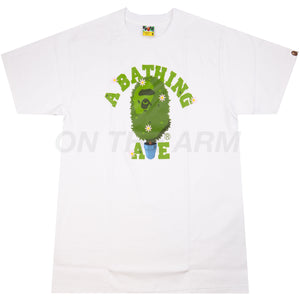 Bape White Spring College Tee