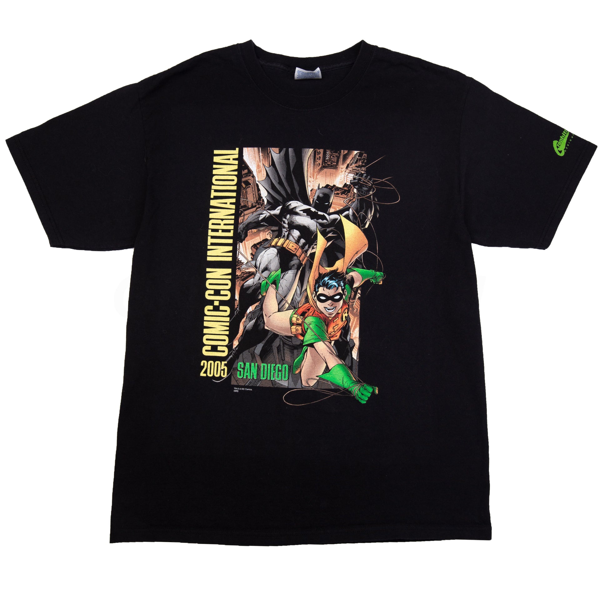 Vintage Black San Diego Comic Con Batman & Robin Tee (2005)