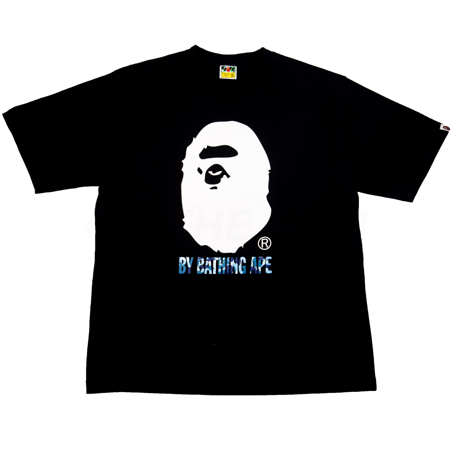 Bape Black/Blue ABC Camo By Bathing Ape Tee PRE-OWNED