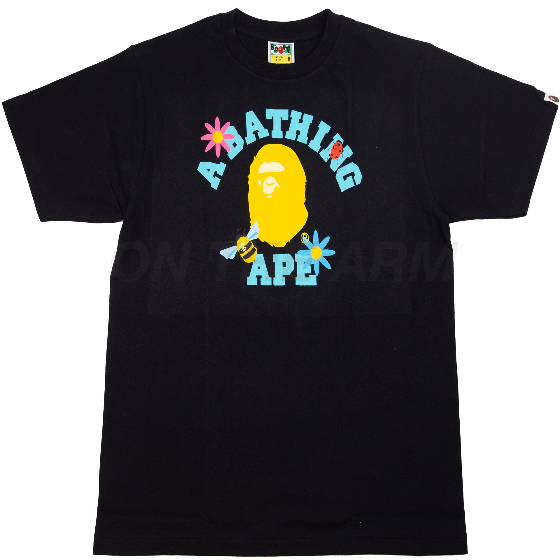 Bape Black Spring College Tee
