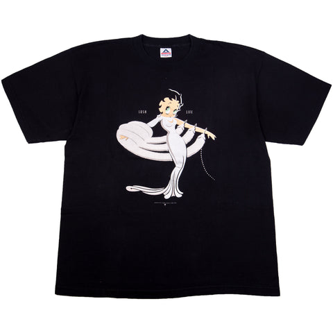 Vintage Black Betty Boop Lush Life Tee (1996)