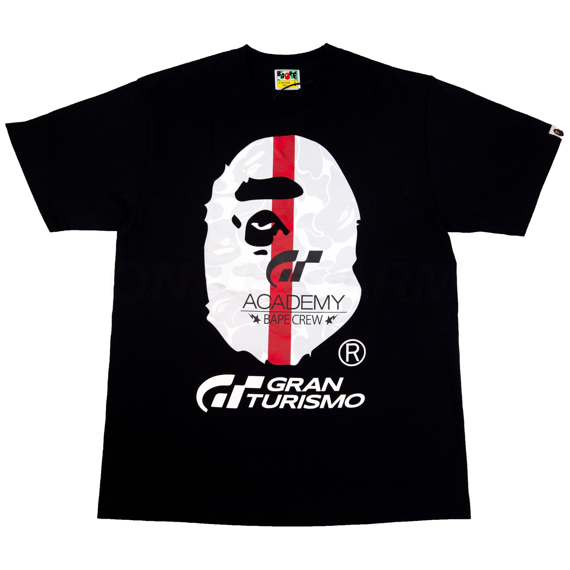 Bape Black Gran Turismo Ape Head Tee #1