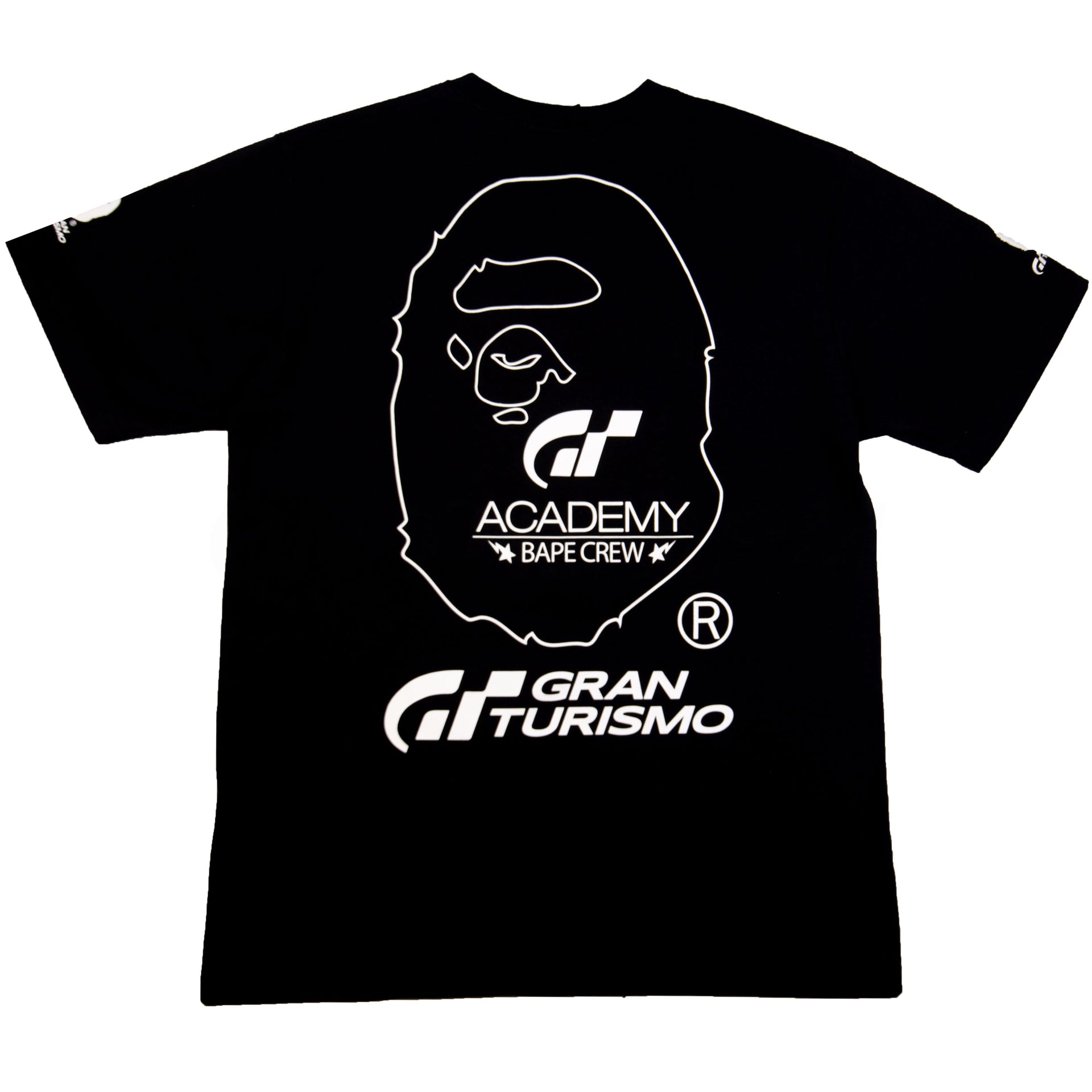 Bape Black Gran Turismo Logo Tee