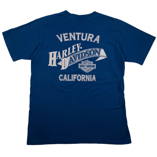 Vintage Blue Harley Davidson Ventura Tee (1995)