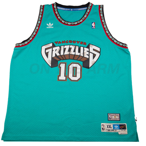Vintage Turquoise Grizzlies Bibby Adidas Jersey