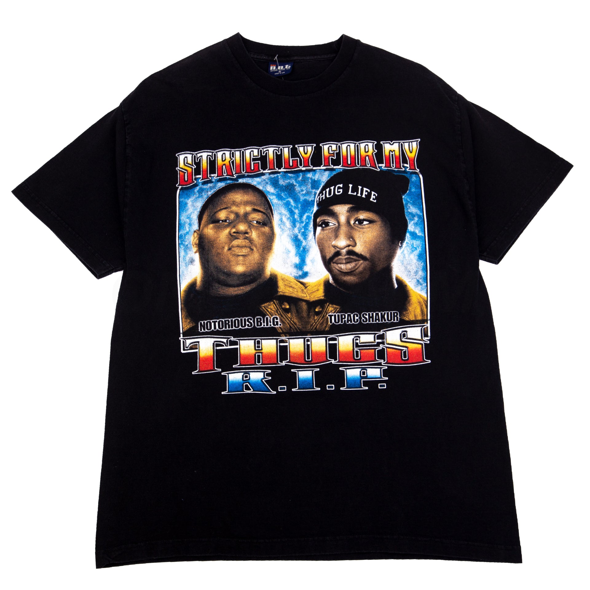 Vintage Black Tupac & Biggie Bootleg Tee (1990's)