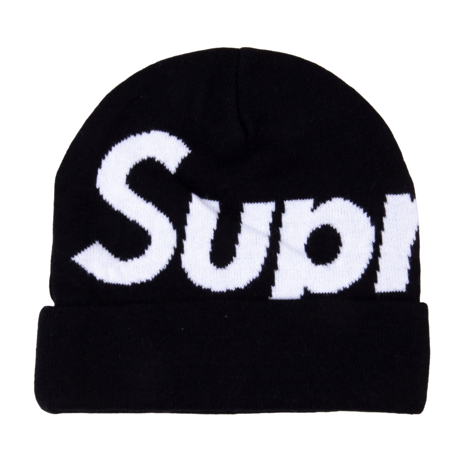 Supreme Black FW21 Big Logo Beanie
