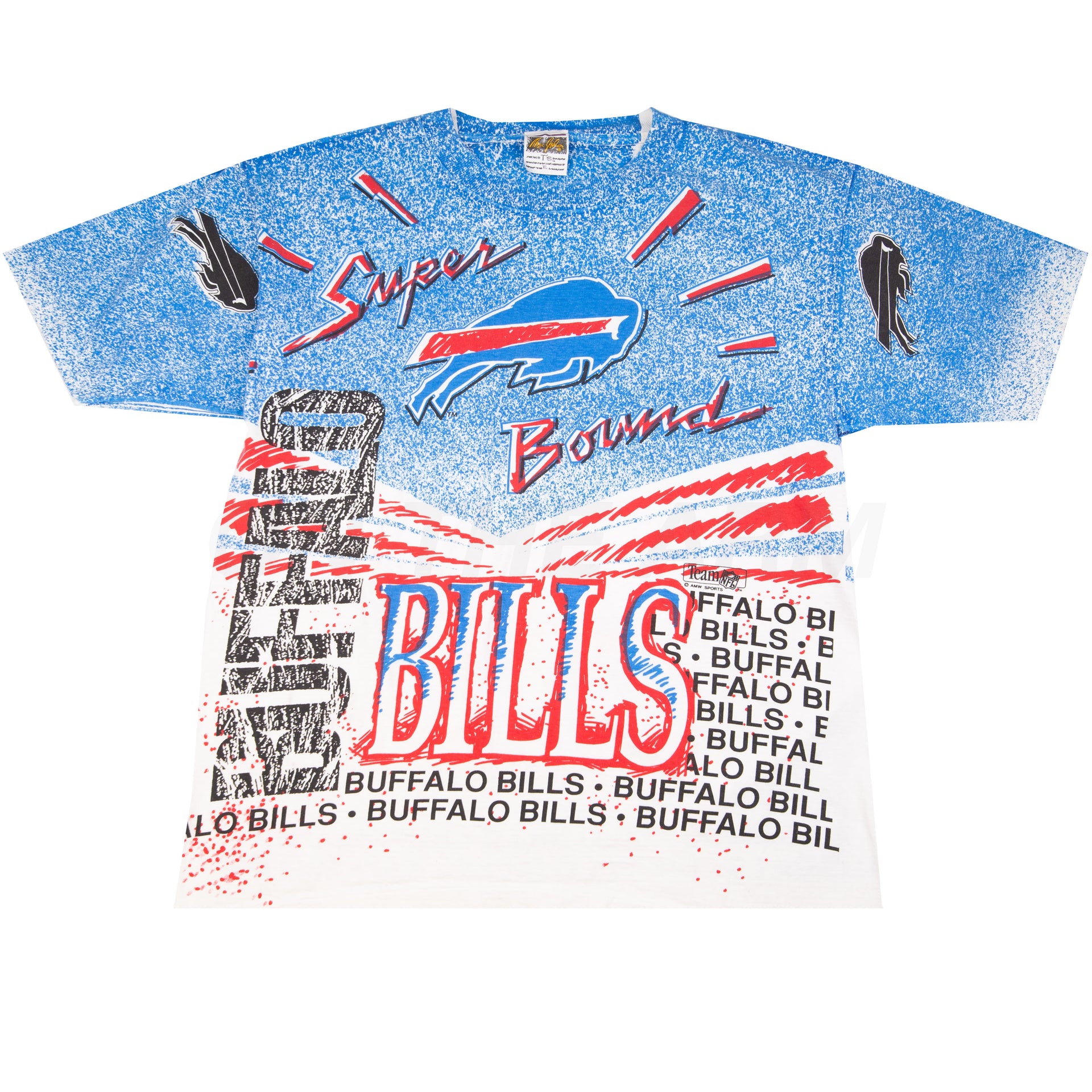 Vintage All Over Print Buffalo Bills Tee (1990's)