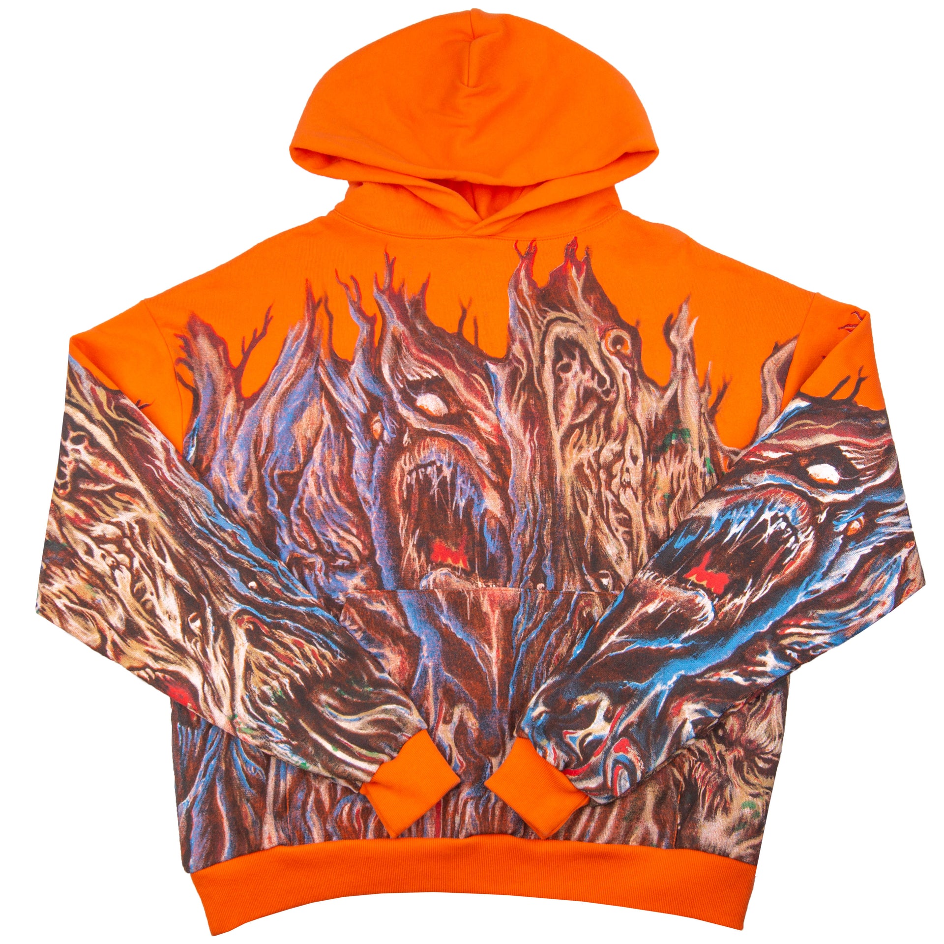 Billy Hill Orange Treevenge Hoodie PRE-OWNED
