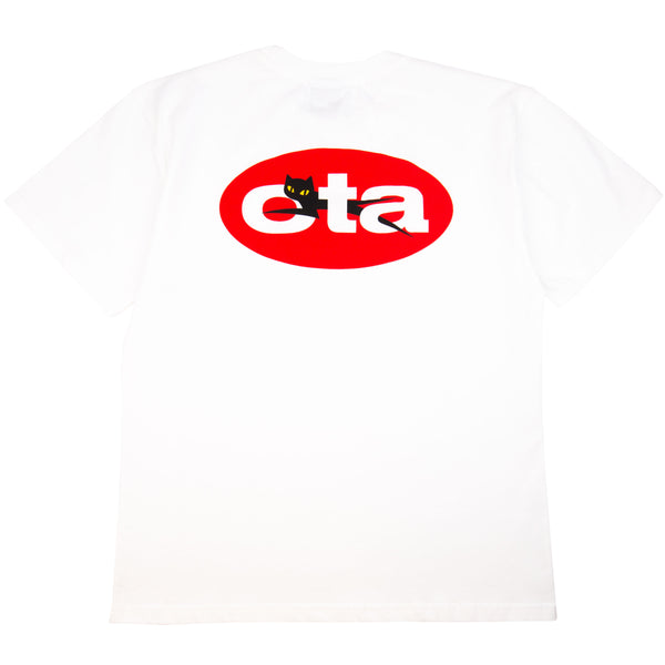 OTA White Black Cat Omen Tee