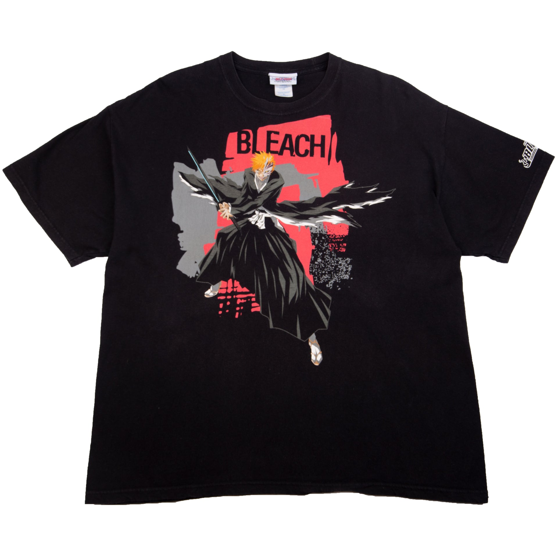 Vintage Black Bleach Ichigo Tee (2000's)
