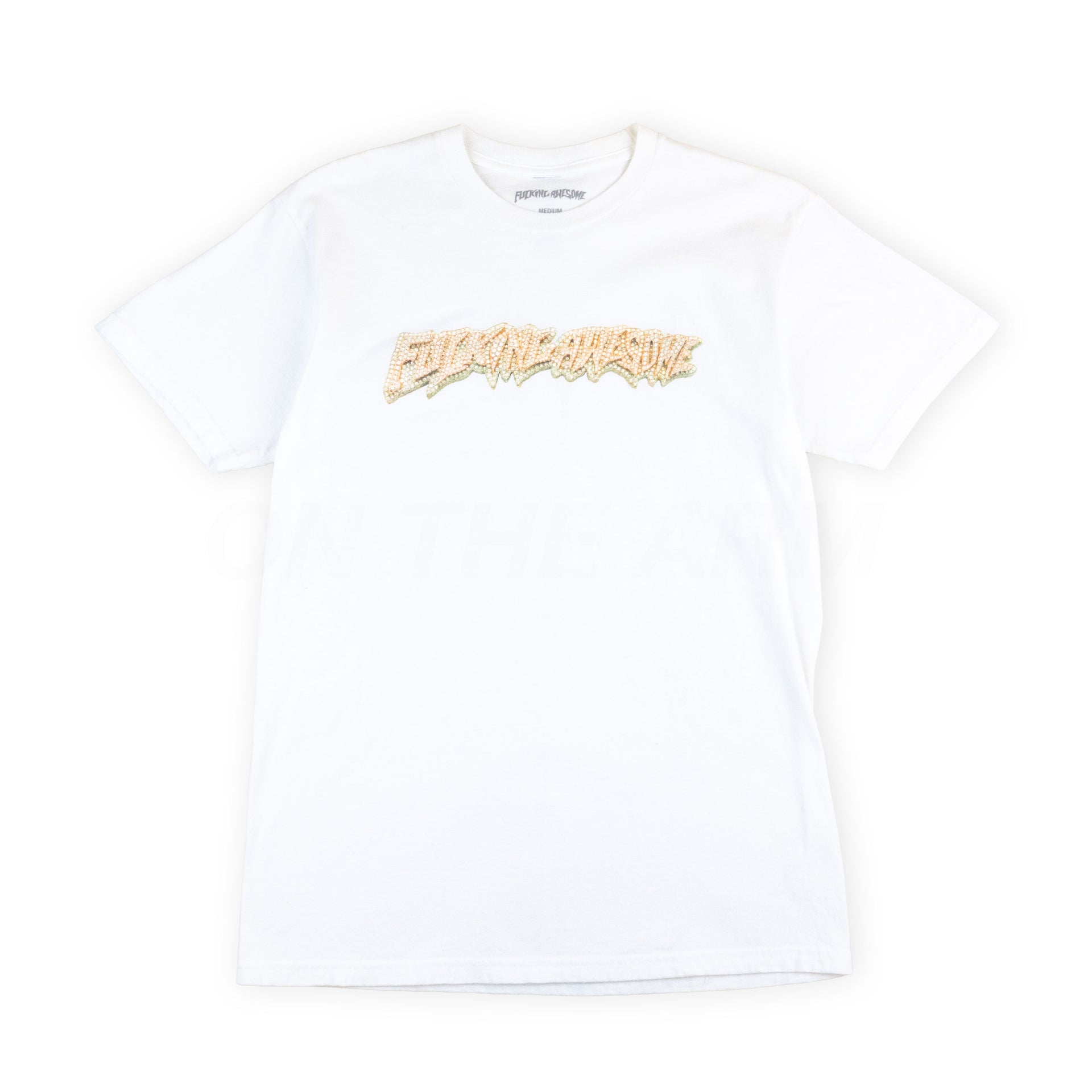 FuckingAwesome White Bling Logo Tee PRE-OWNED