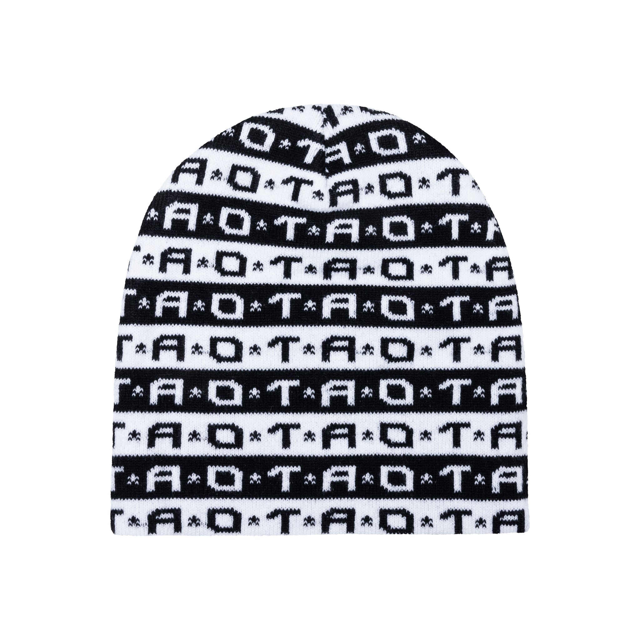 OTA Black/White Seeing Sounds Jacquard Beanie