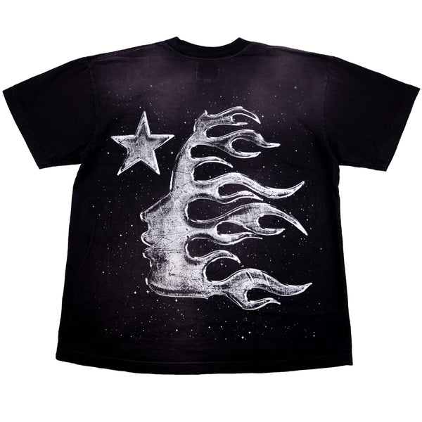 Hellstar Black Chrome Logo Tee