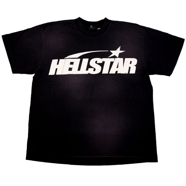 Hellstar Black Classic Logo Tee PRE-OWNED