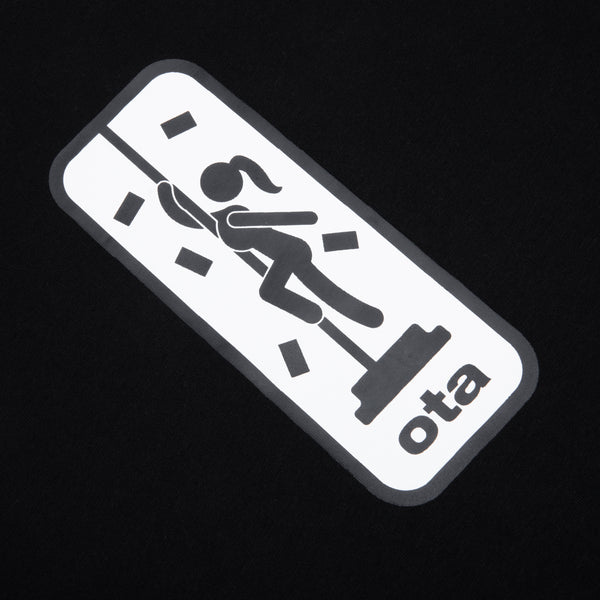 OTA Black/White Make It Rain S/S Top