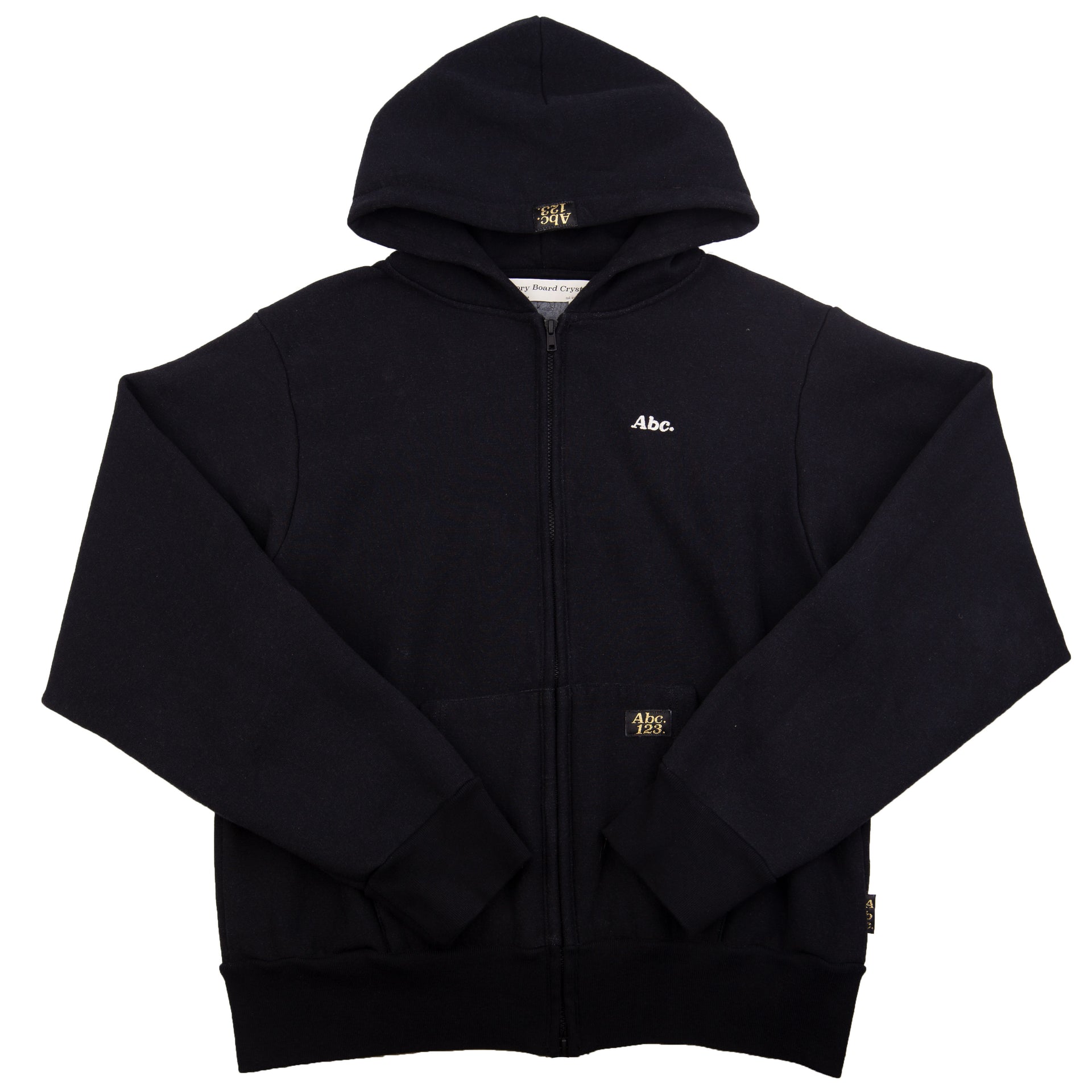 Advisory Board Crystals Black abc Zip Up PRE-OWNED