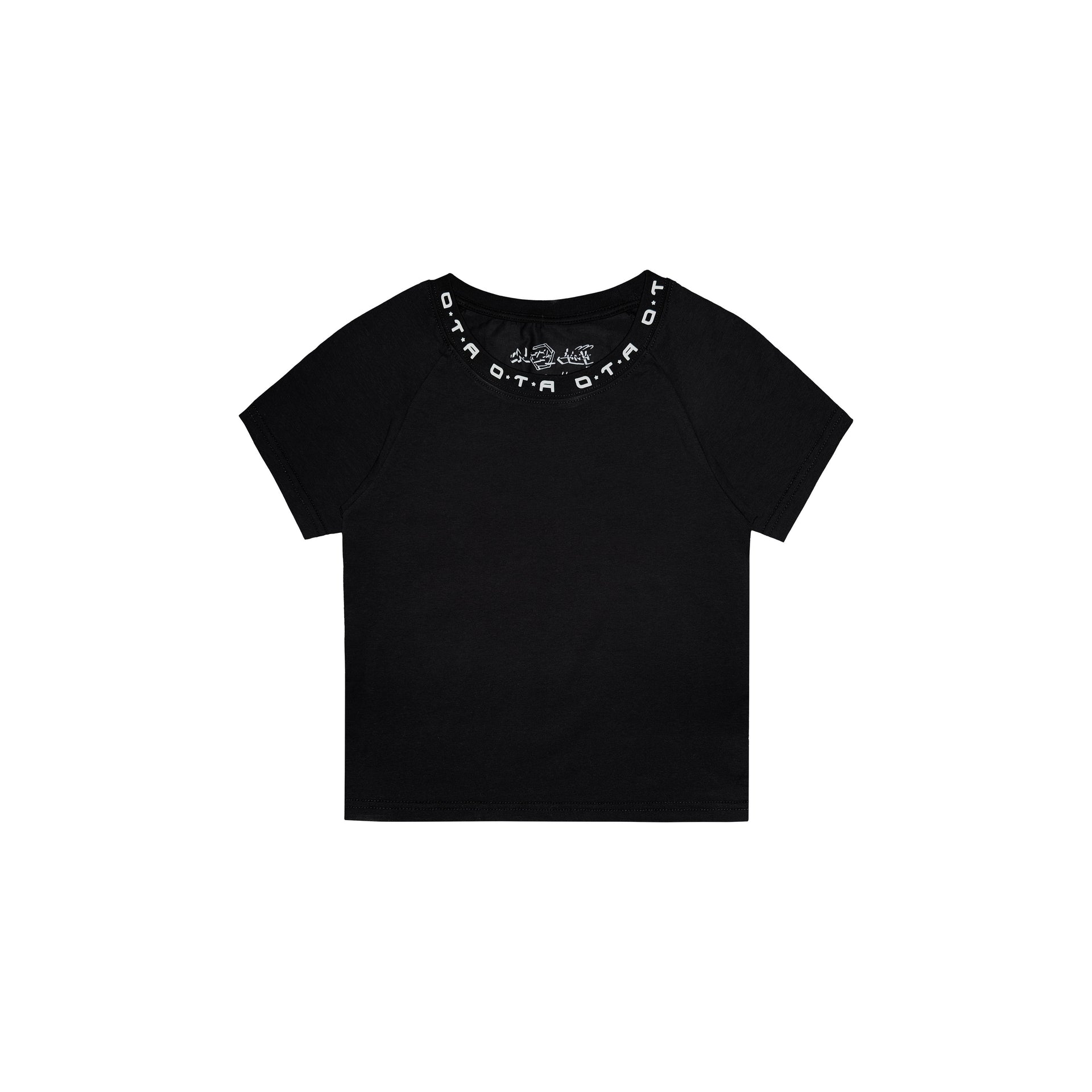 OTA Black Seeing Stars Neck Logo bb Tee