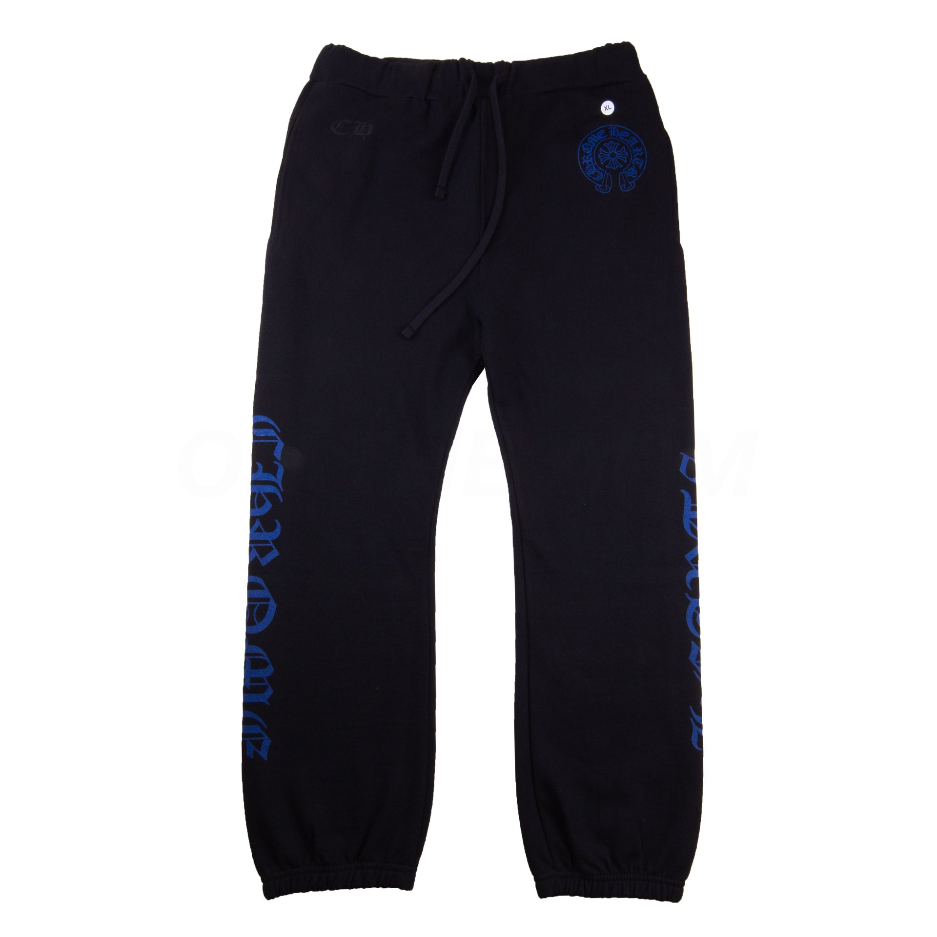 Chrome Hearts Black/Blue Horseshoe Logo Sweats