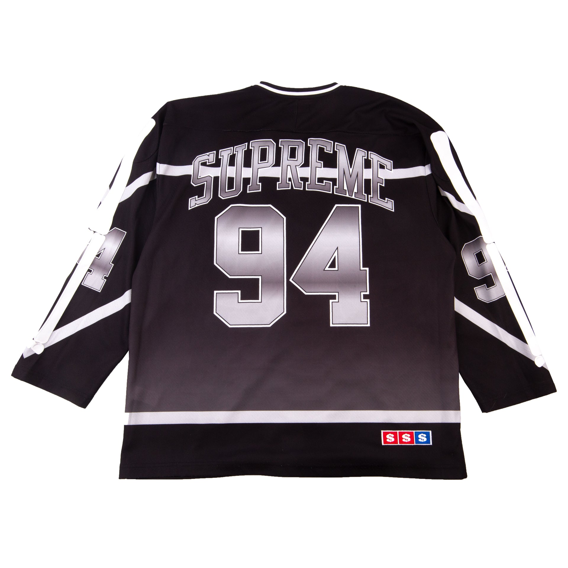 Supreme Black Bones Hockey Jersey PRE-OWNED