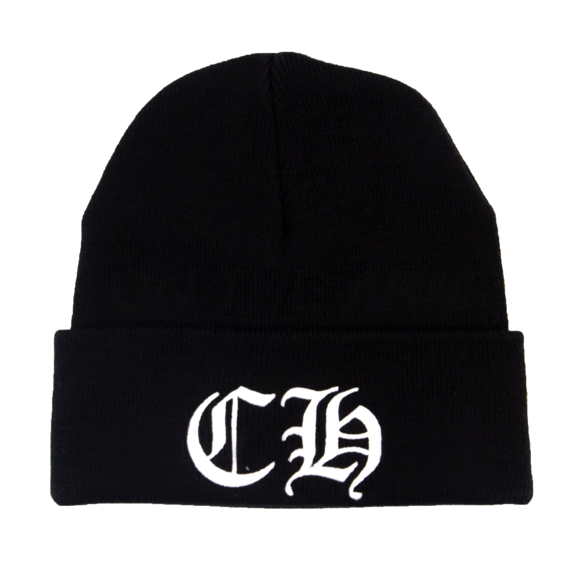 Chrome Hearts Black CH Beanie