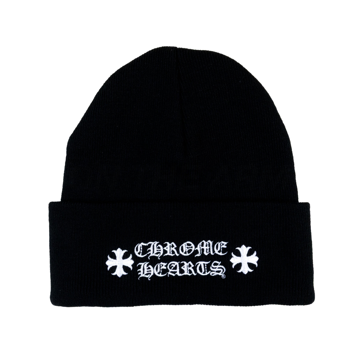 Chrome Hearts Black Beanie