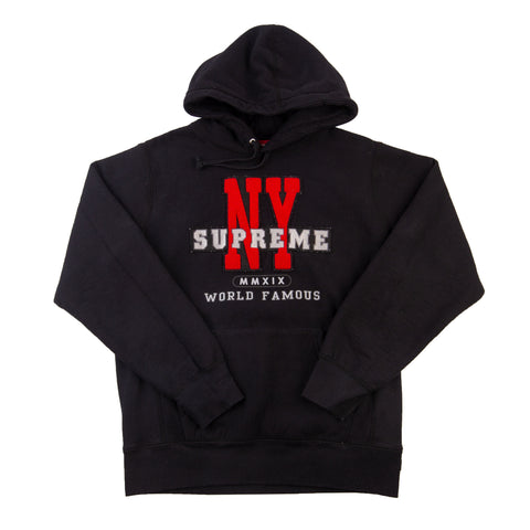 Supreme Black World Famous Hoodie PRE-OWNED