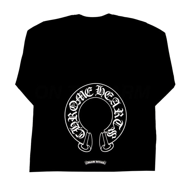 Chrome Hearts Black Horseshoe L/S