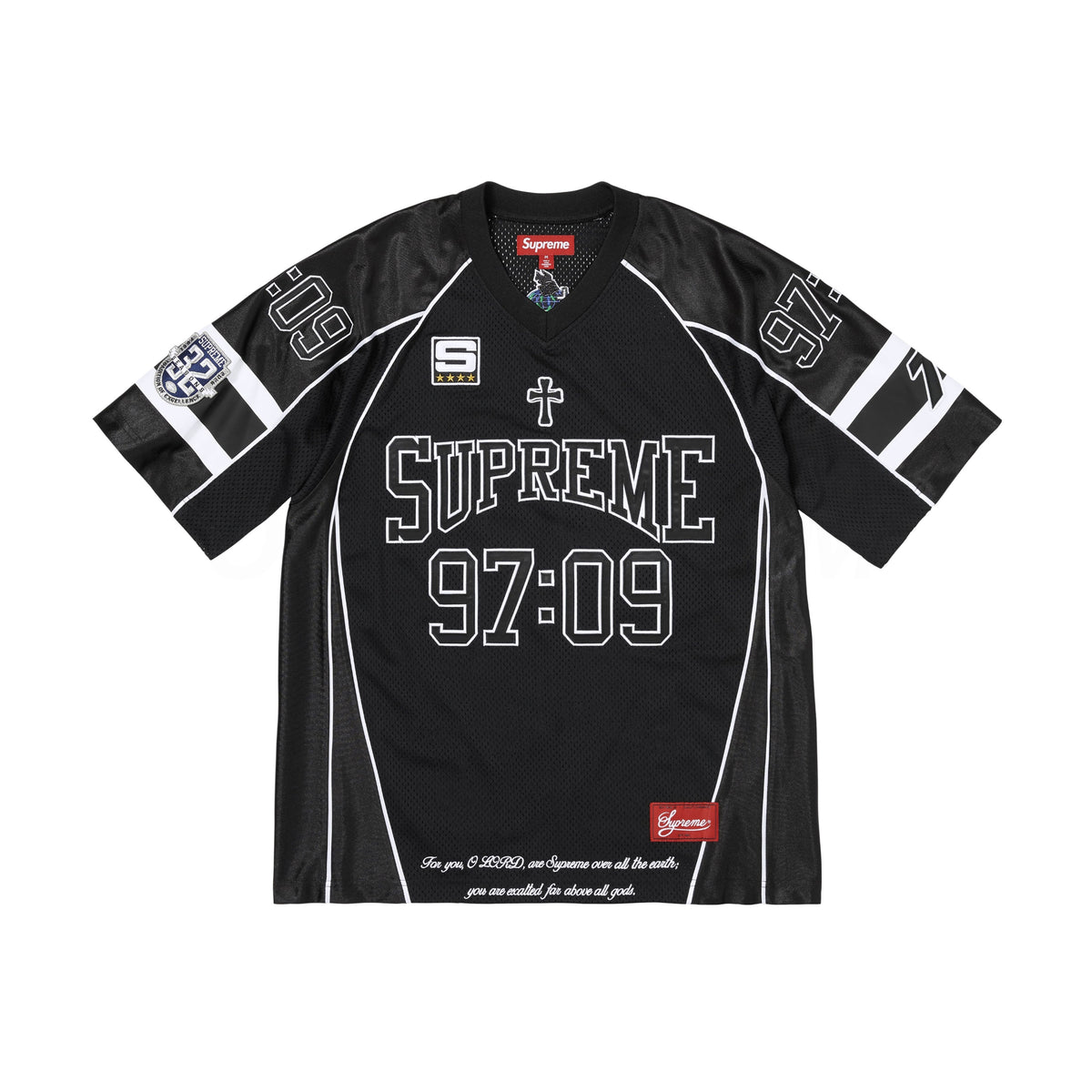 Supreme Black Disciples Football Jersey