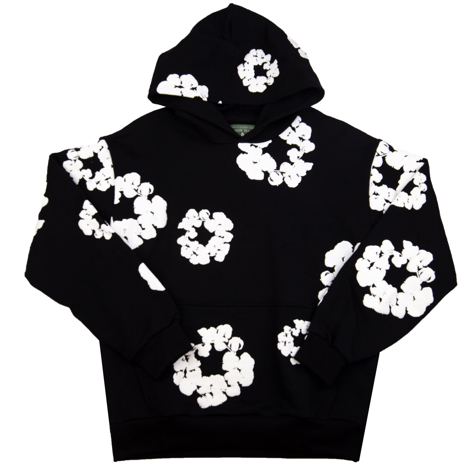 Denim Tears Black Wreath Hoodie