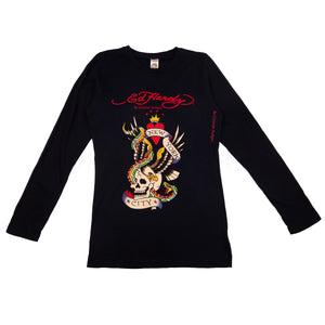 Vintage Black Ed Hardy New York L/S (2000's)