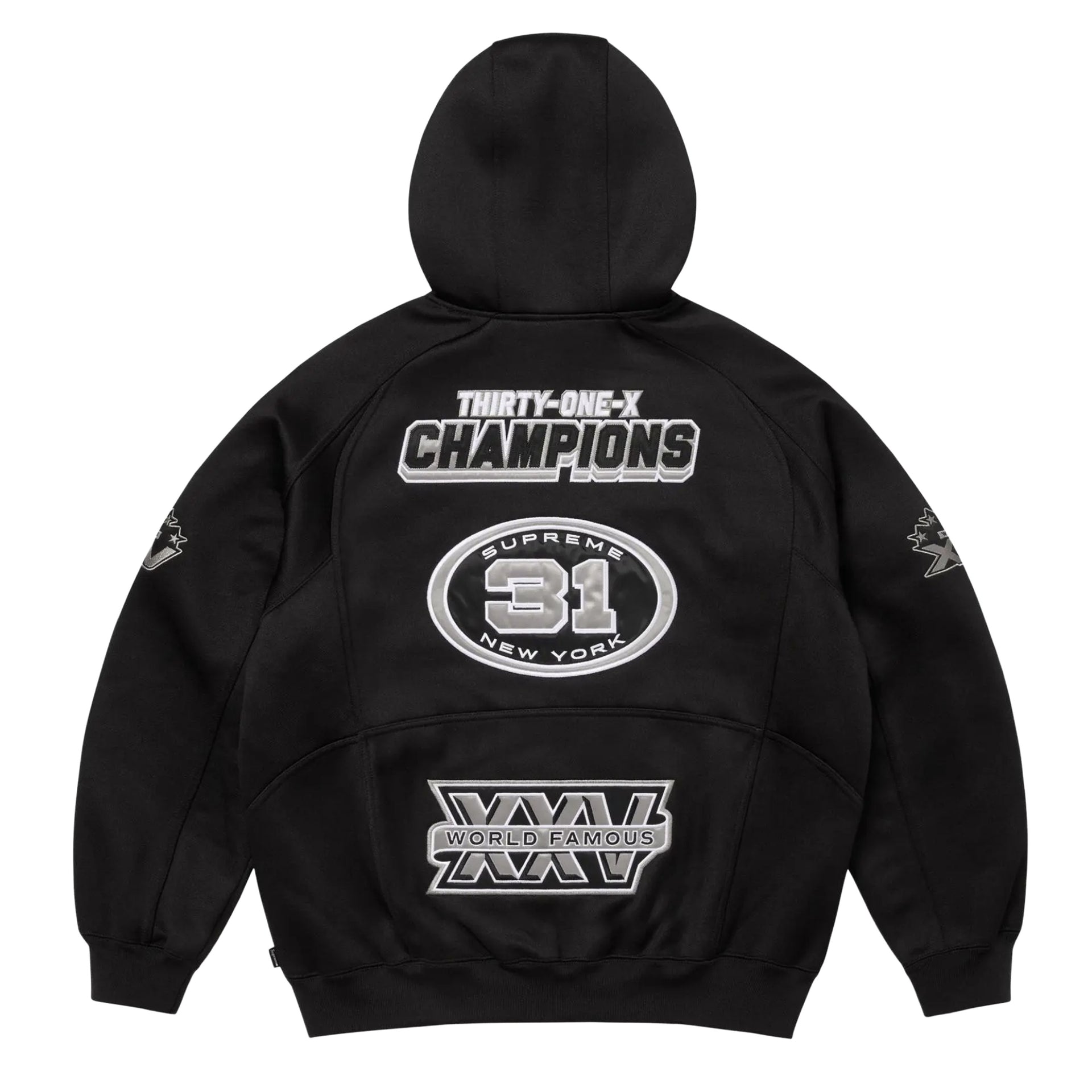Supreme Black Football Zip Up