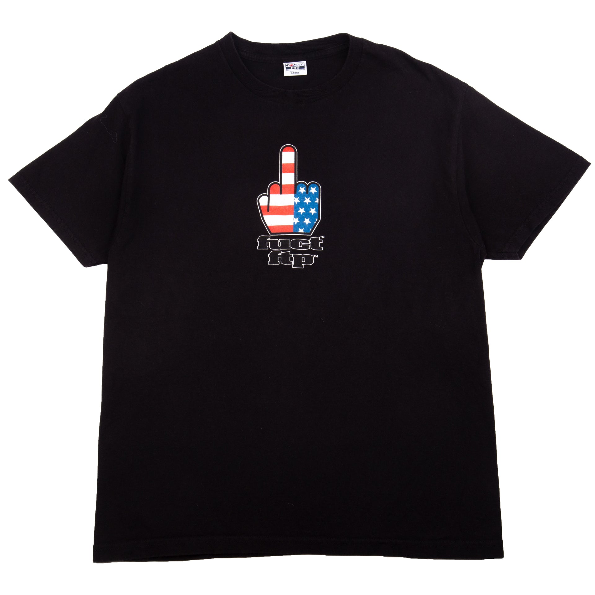 FTP Black Fuct Middle Finger Tee PRE-OWNED