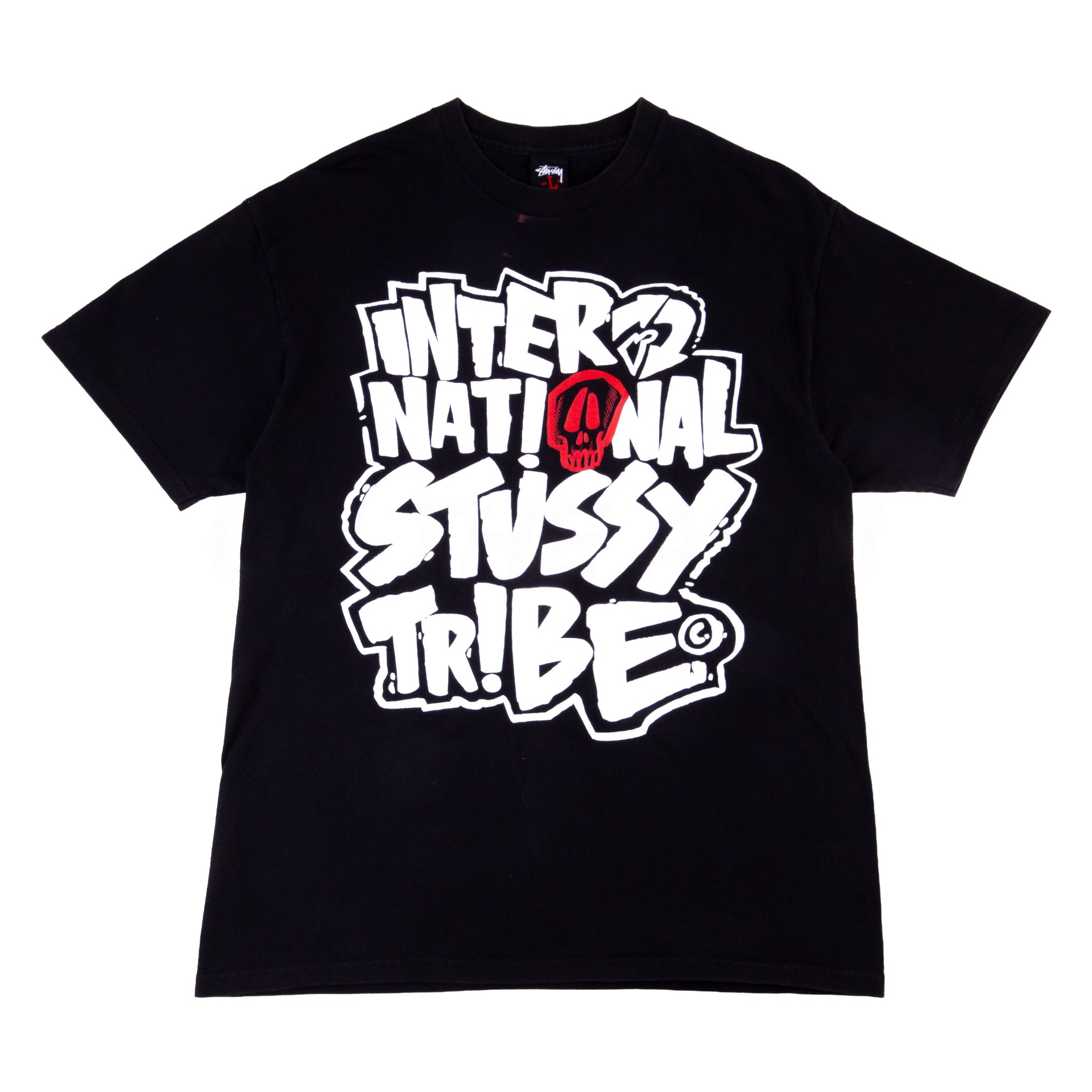 Stussy Black International Tribe Tee PRE-OWNED
