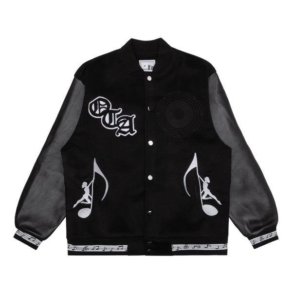 OTA Black Sin City Symphony Varsity Jacket