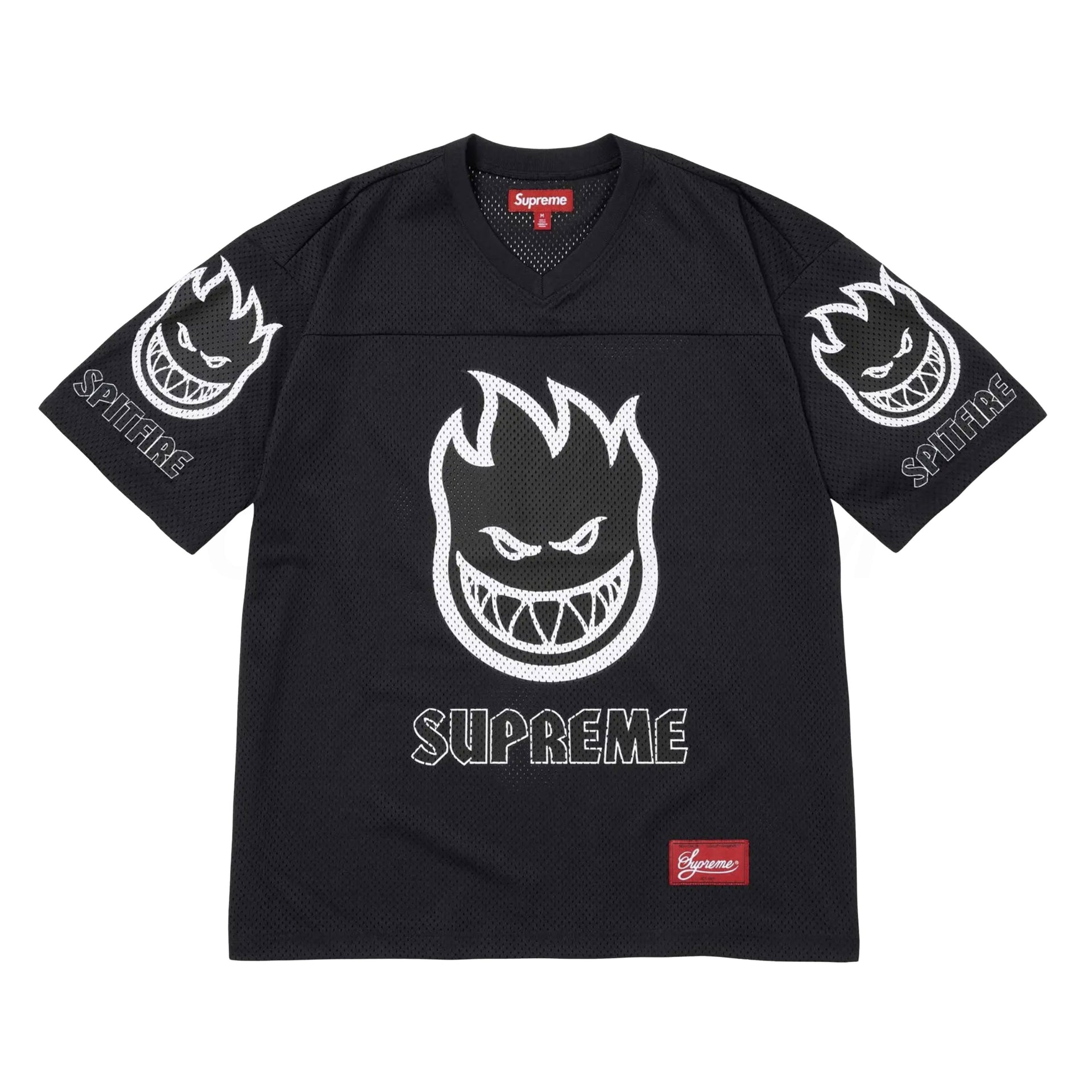 Supreme Black Spitfire Jersey
