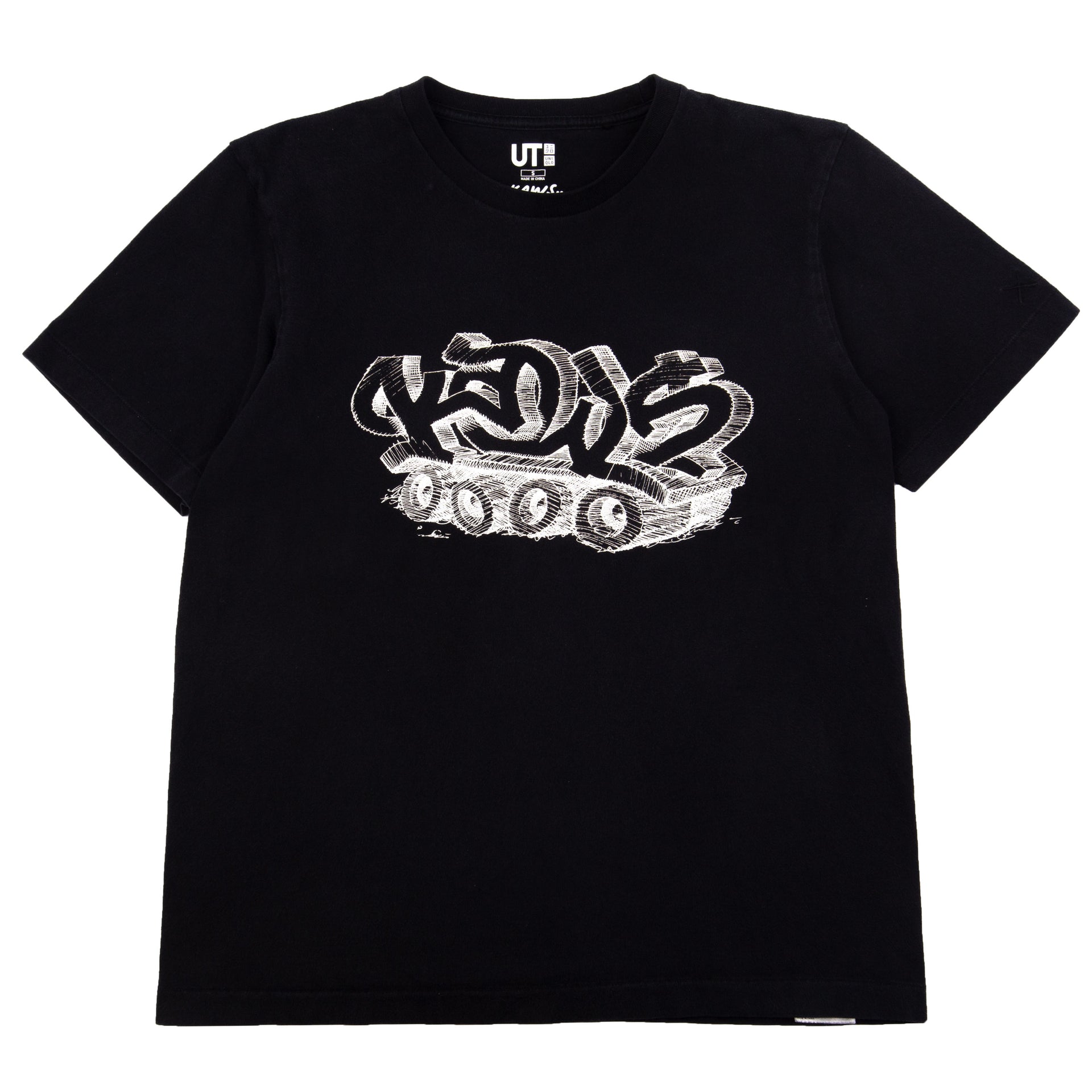 Uniqlo Black Kaws Tee PRE-OWNED