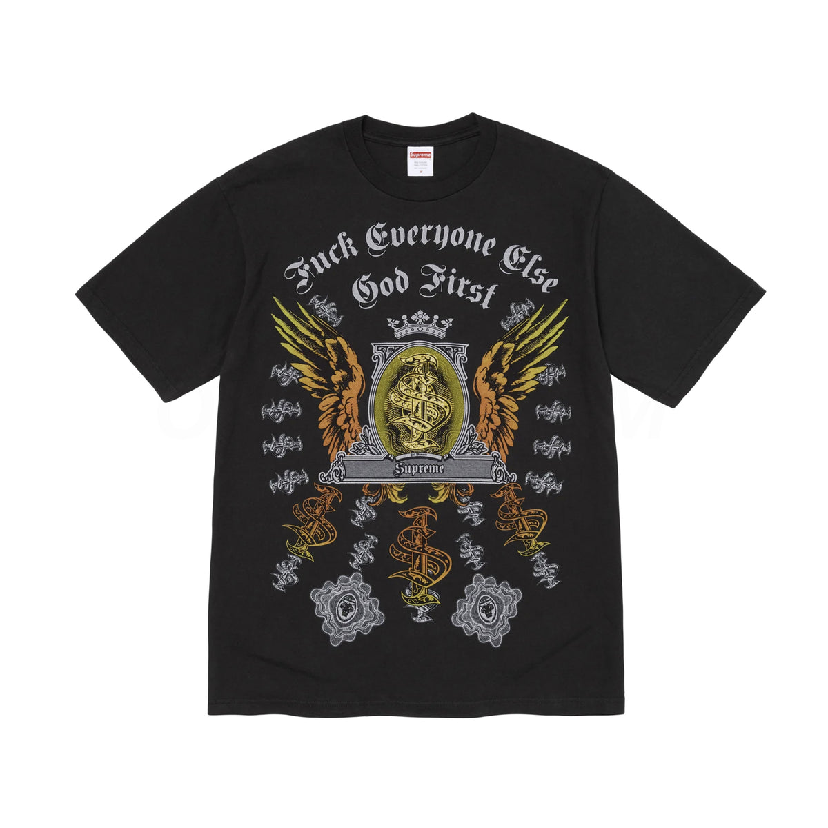 Supreme Black Money Tee