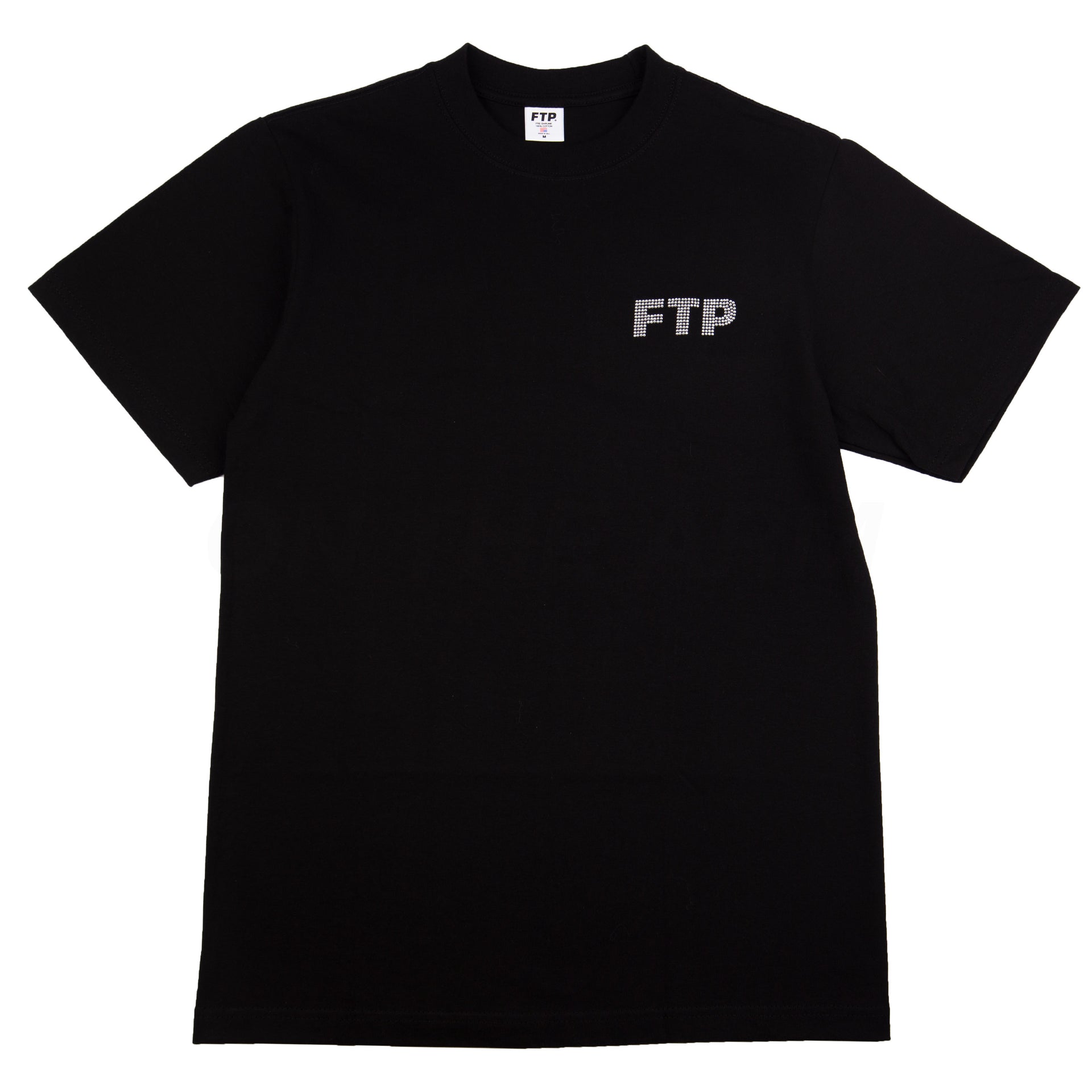 FTP Black Rhinestone Logo Tee PRE-OWNED