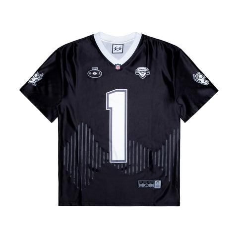 OTA Black Sin City Symphony Satin Football Jersey (Home)