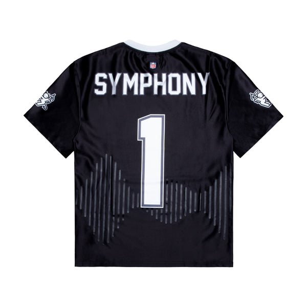 OTA Black Sin City Symphony Satin Football Jersey (Home)