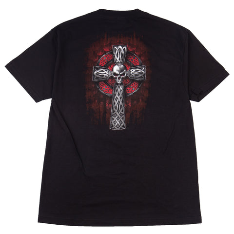 Vintage Black Skull Cross Tee (2000's)
