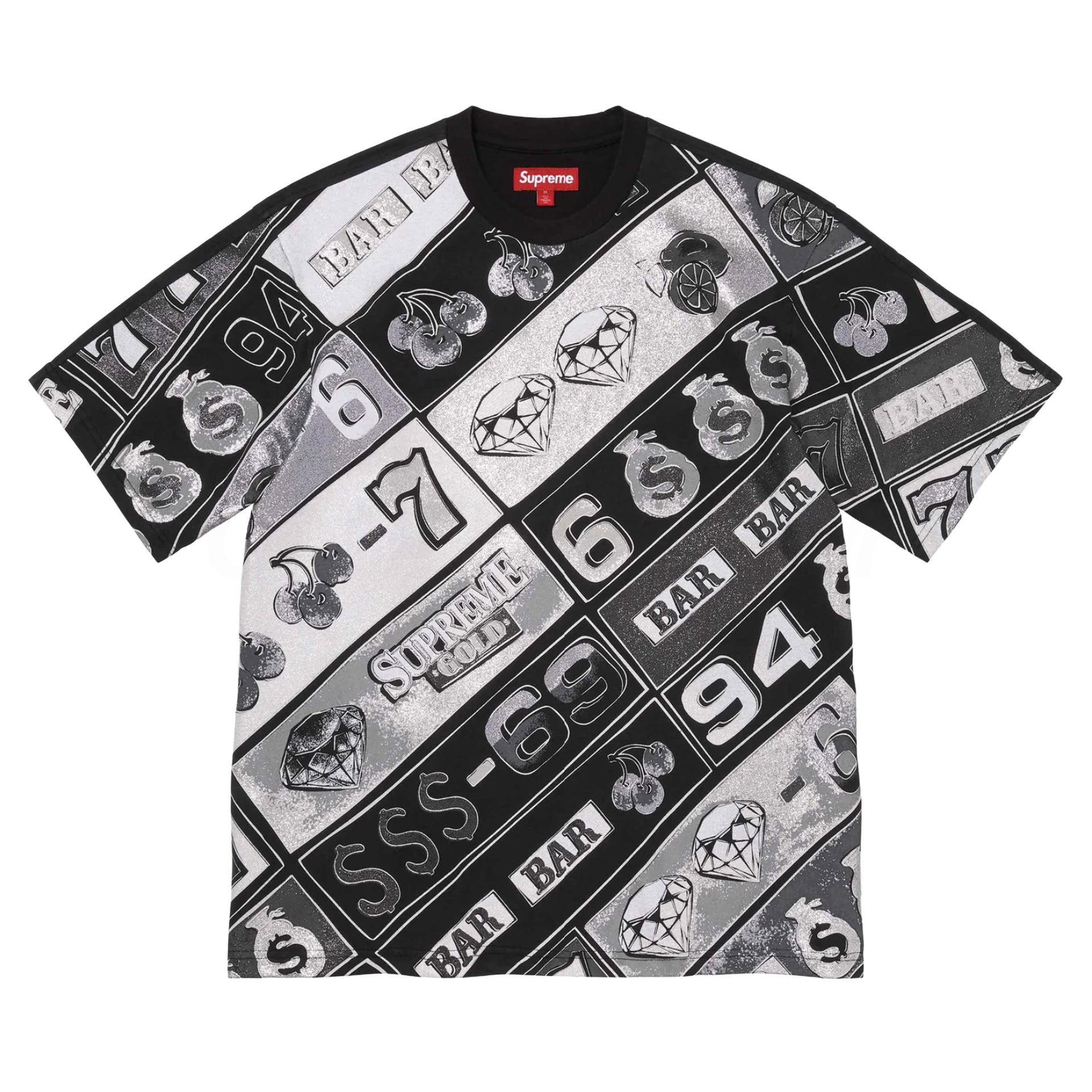 Supreme Black Slot Machine S/S Top