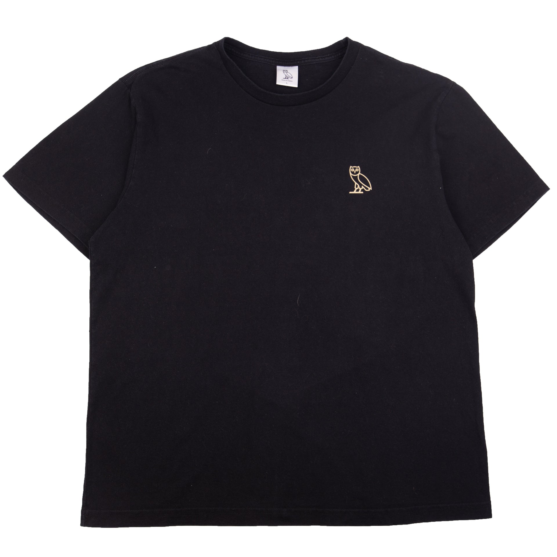 OVO Black Small Owl Tee PRE-OWNED