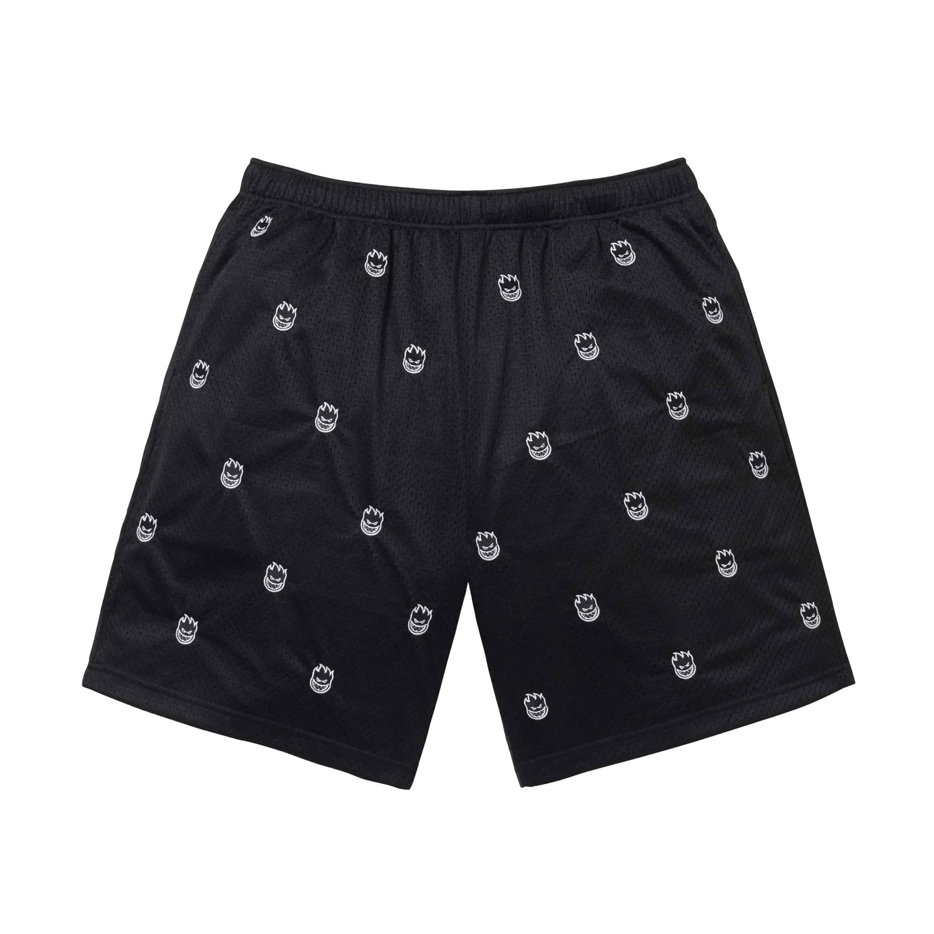 Supreme Black Spitfire Mesh Shorts