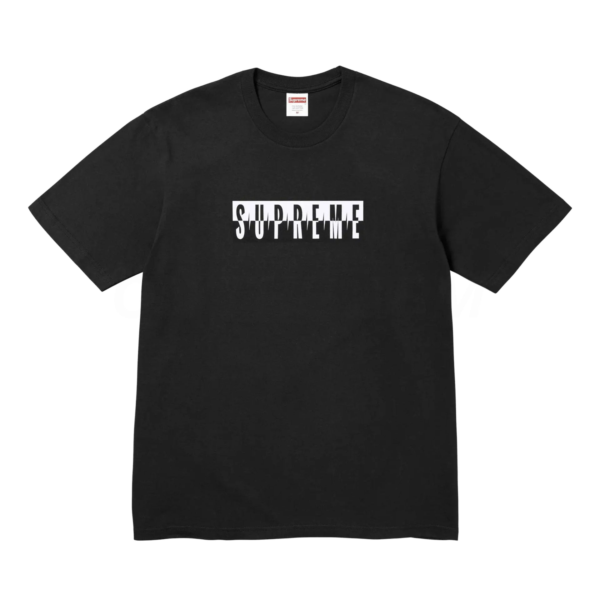 Supreme Black Split Tee