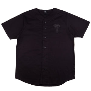 Stussy Black Baseball Jersey PRE-OWNED