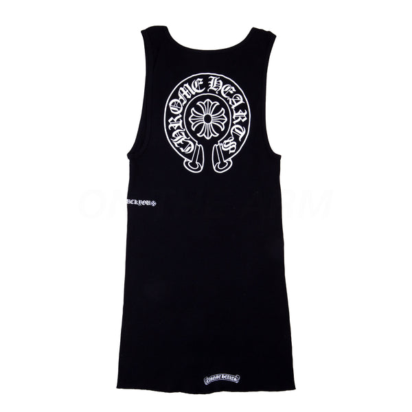 Chrome Hearts Black Horseshoe Tank Top