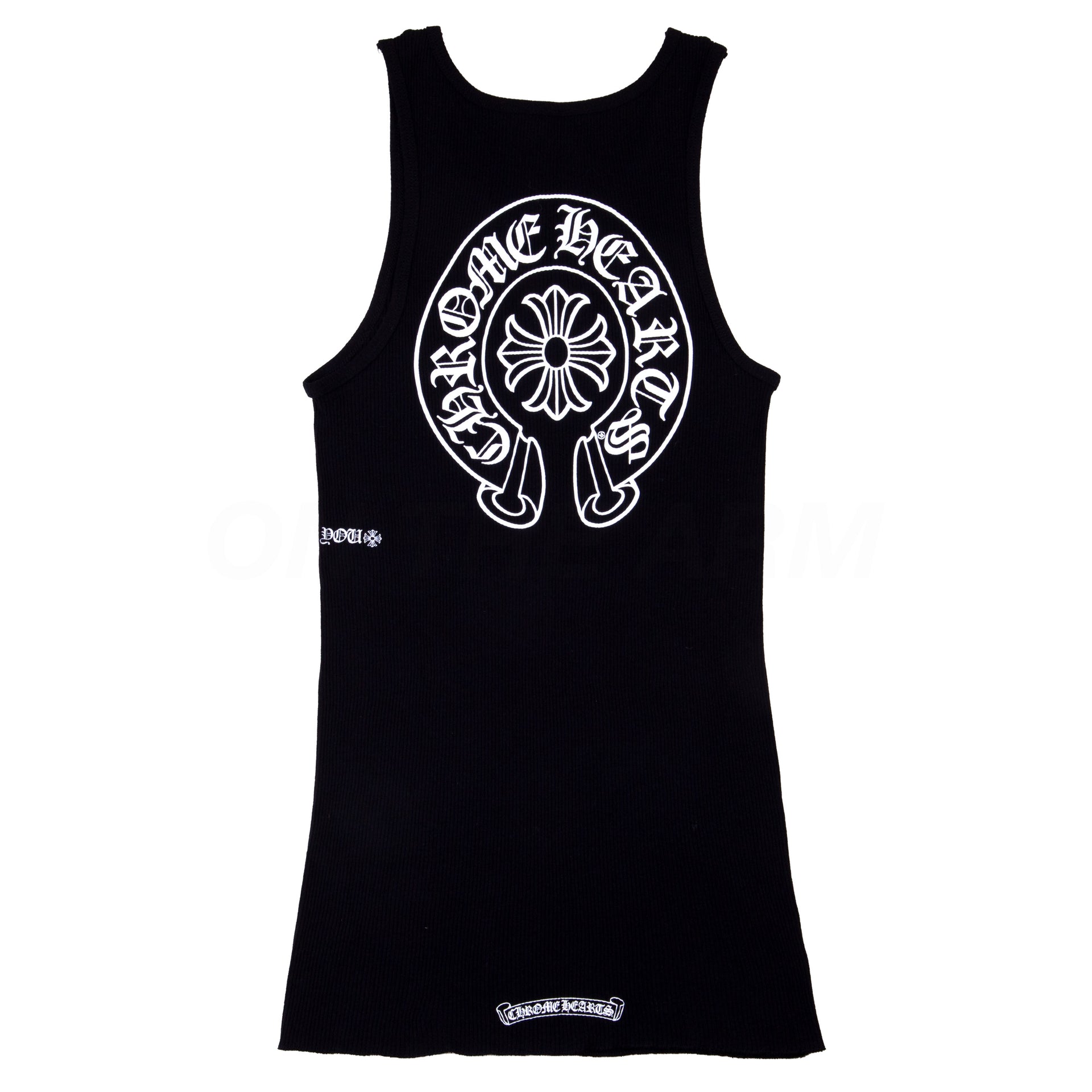 Chrome Hearts Black Horseshoe Tank Top