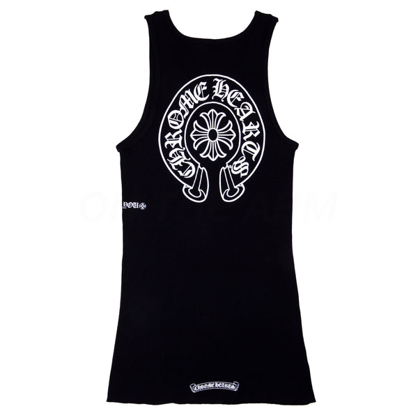 Chrome Hearts Black Horseshoe Tank Top